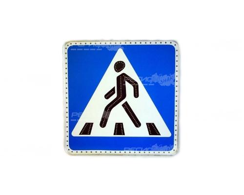 Знак мигающий со светодиодами для дороги